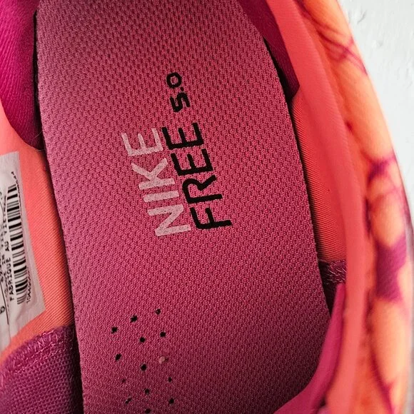 Nike Free TR 5 women's training shoes, size 6, pink w/ sunset Glow(orange) - Picture 10 of 13